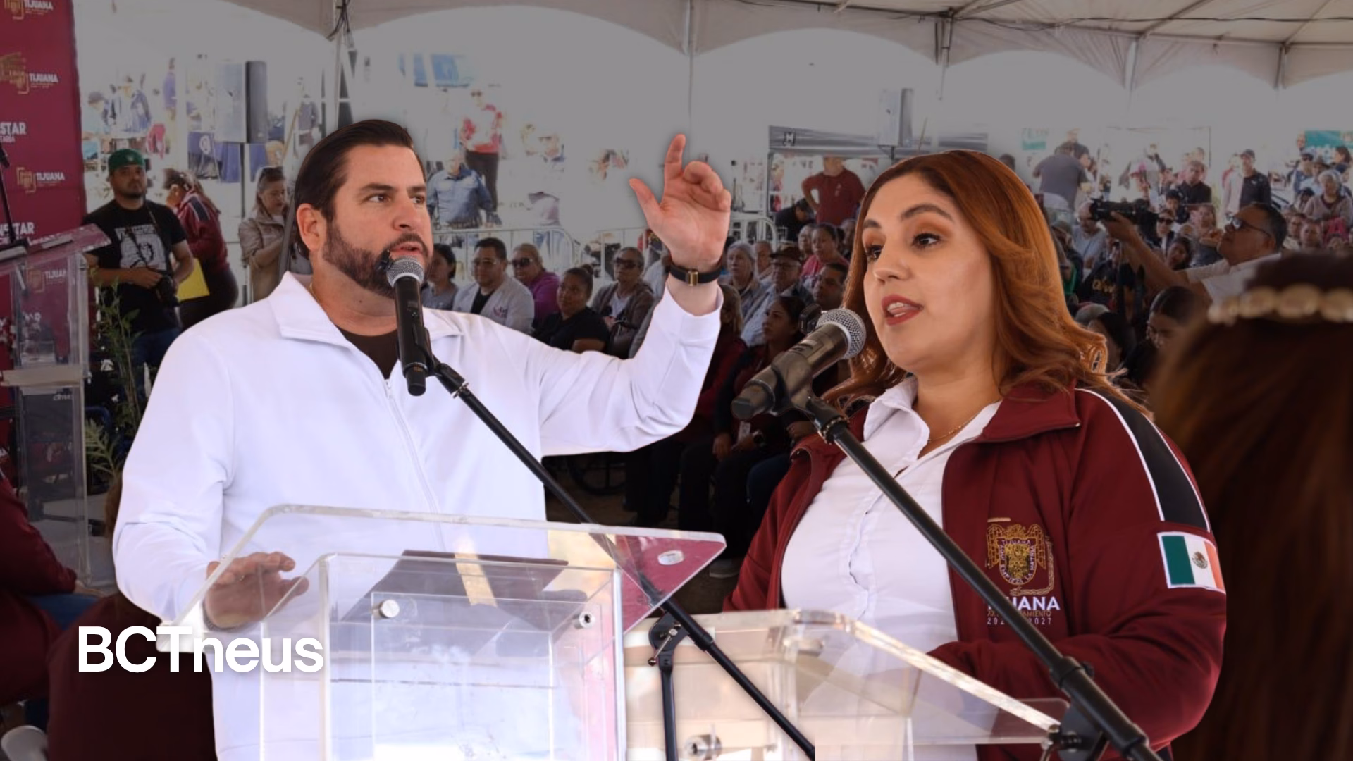 Articulo - Burgueño mano a mano con Wendy Ontiveros ante vecinos de la Sánchez Taboada