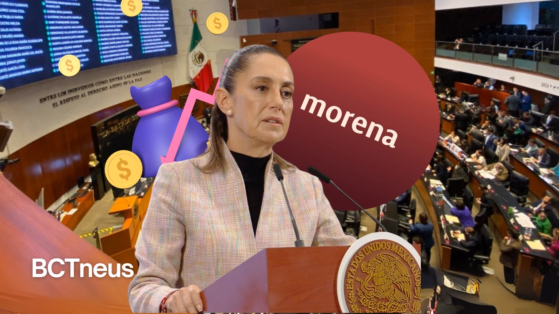 Articulo - MORENA buscará la reducción 50% del presupuesto a partidos