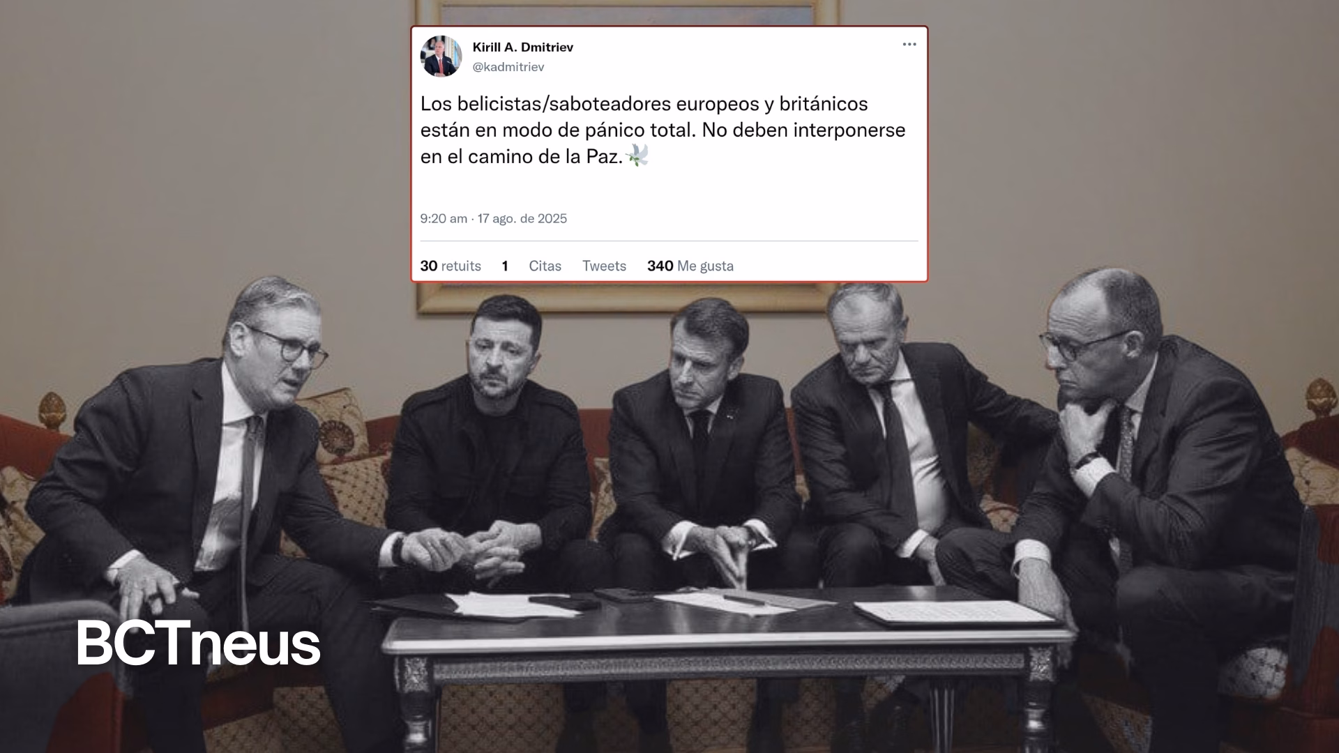 Articulo - Rusia pide a líderes europeos no obstaculizar el proceso de paz en Ucrania