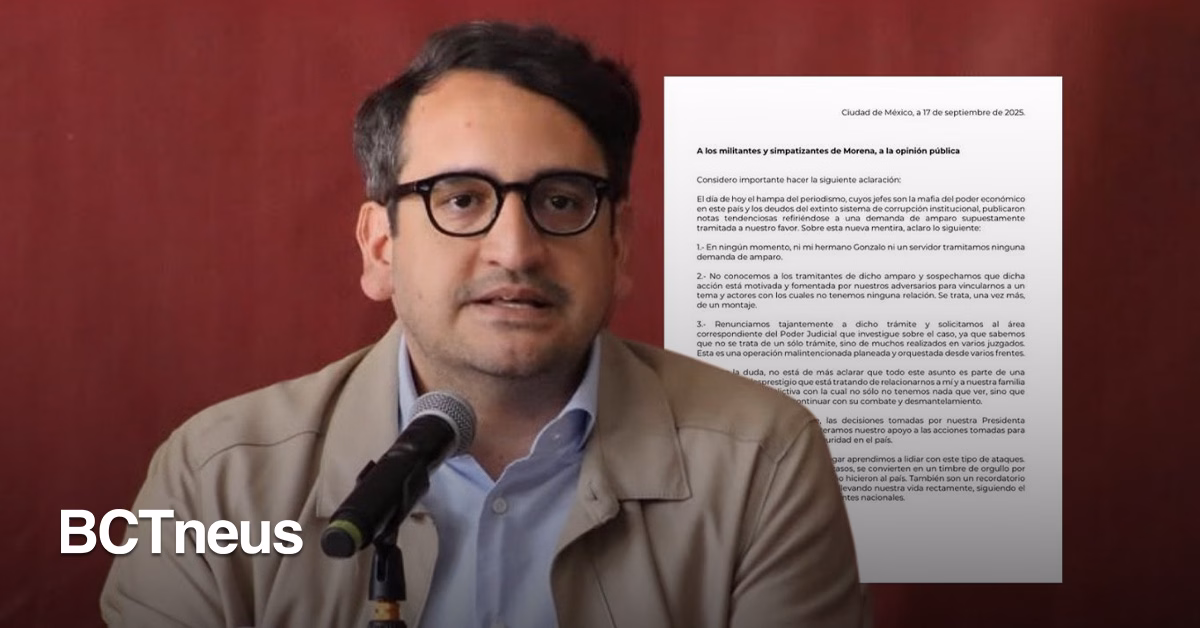 Articulo - Andy López rechaza amparo; acusa campaña de desprestigio