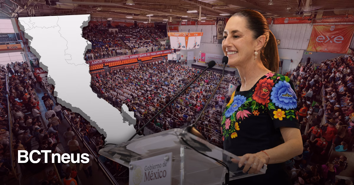 Articulo - Educación, salud y vivienda: prioridades de Sheinbaum en visita a Baja California