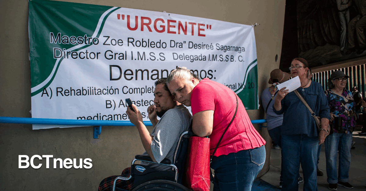 Derechohabientes y jubilados del IMSS protestan por falt... - BCTneus™