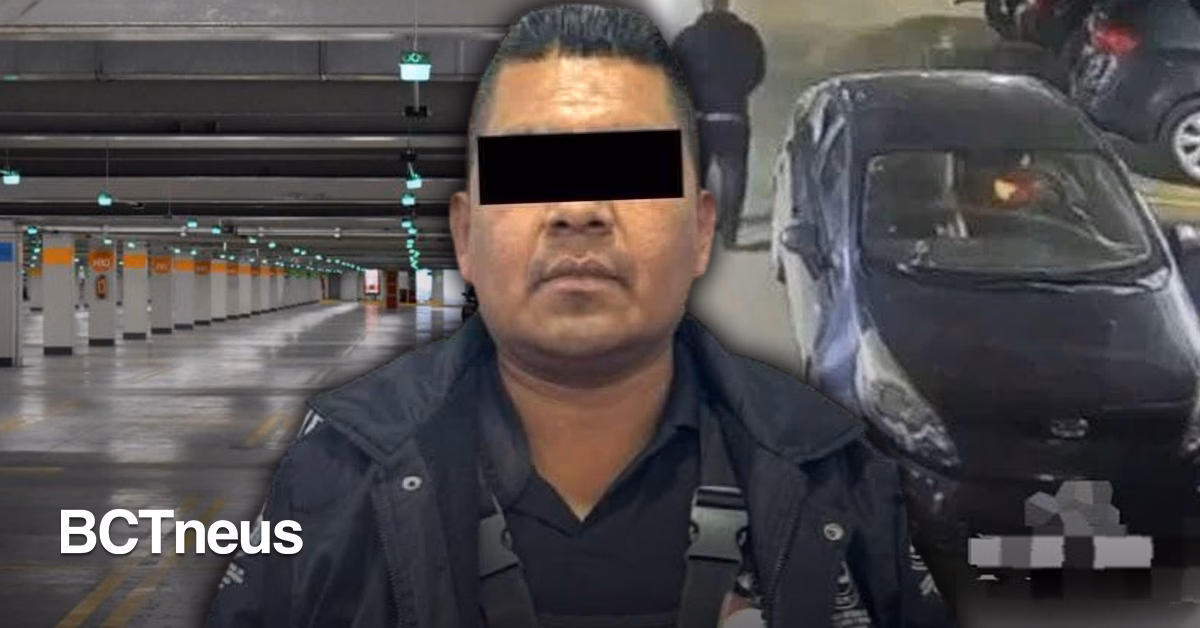 Articulo - Guardia de Plaza Comercial captado plantando droga en estacionamiento