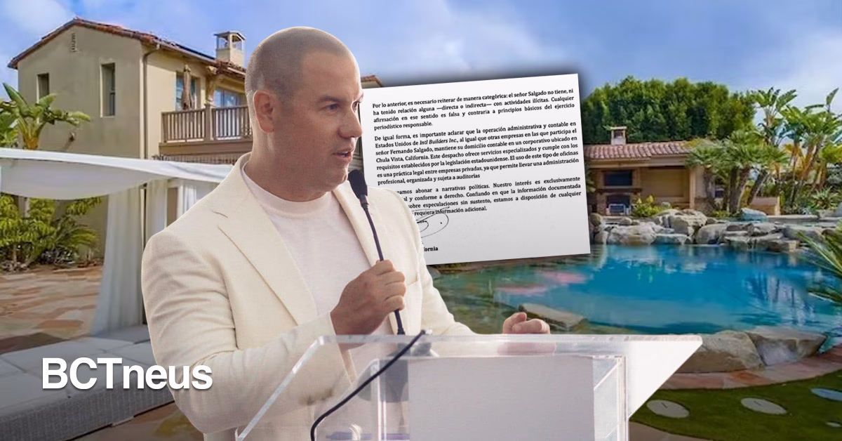 Articulo - Fernando Salgado anuncia demanda por señalamientos sobre casa en California