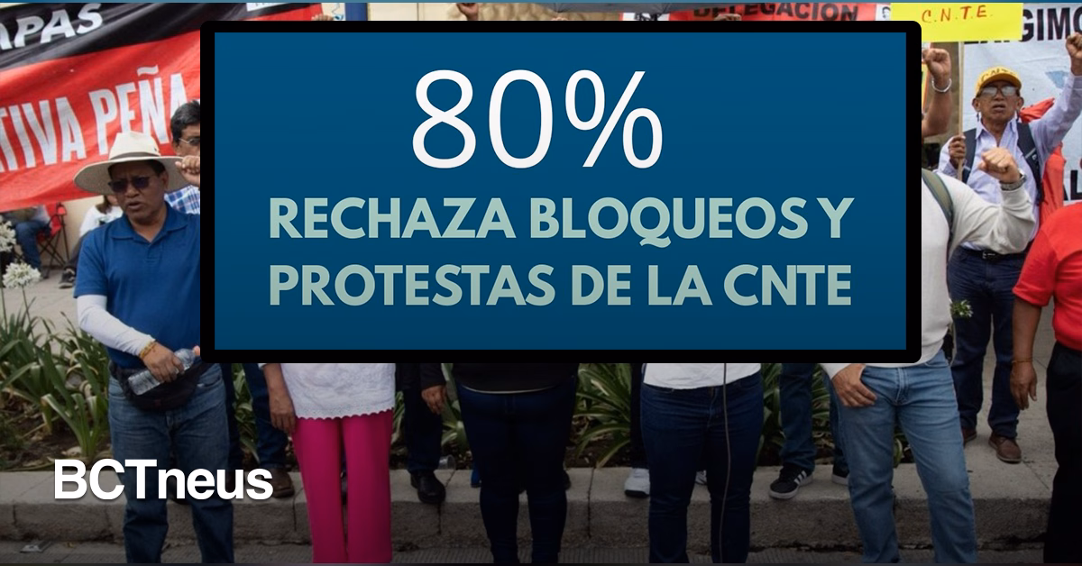 Articulo - 8 de cada 10 mexicanos desaprueban protestas de la CNTE, revela encuesta