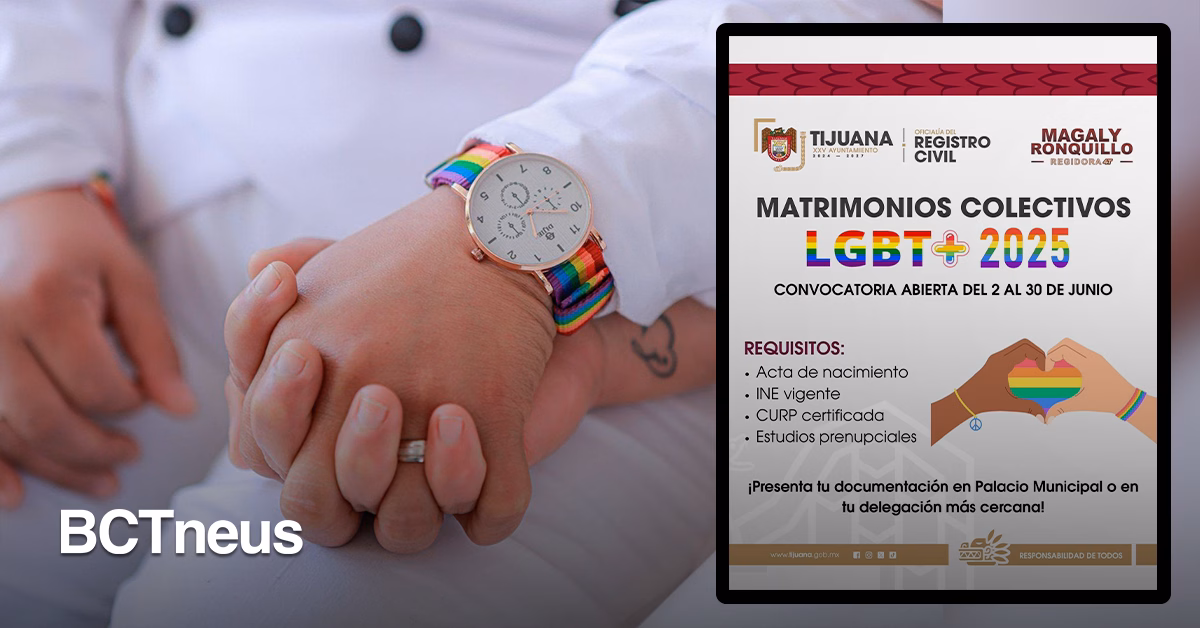 Articulo - Campaña de Matrimonios Colectivos LGBTTTIQA+ cerrará inscripciones este 30 de junio