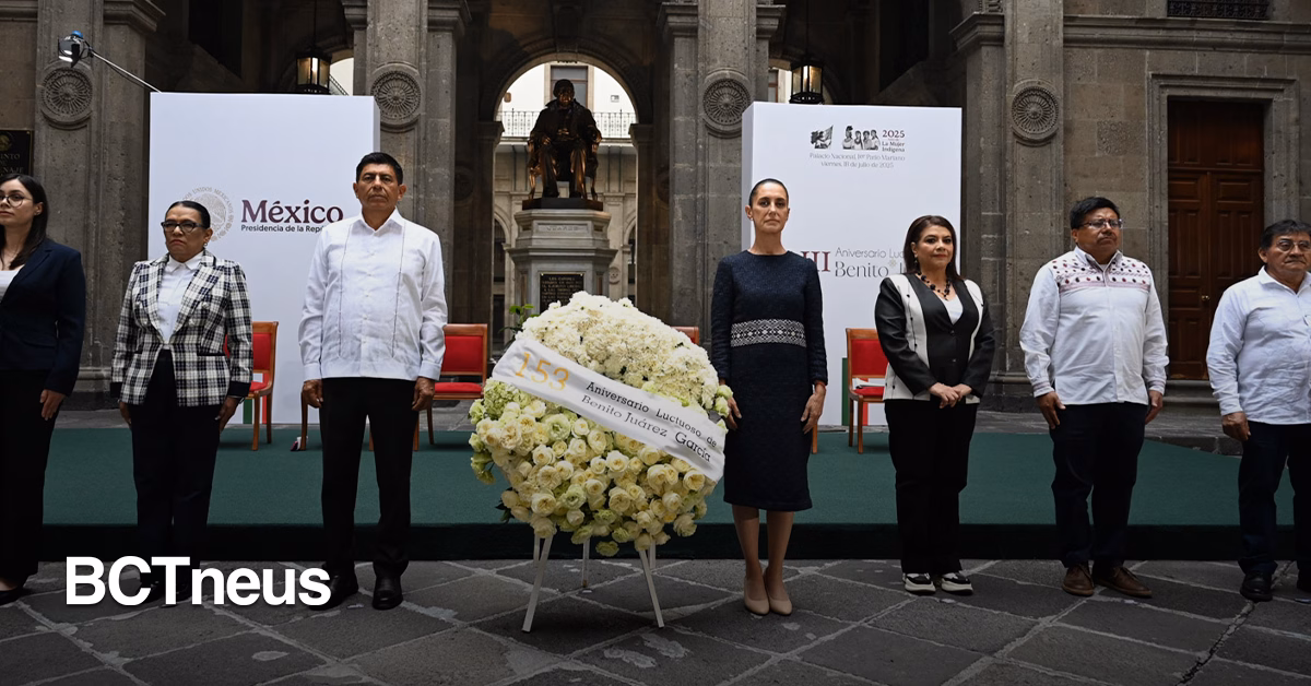 Articulo - Sheinbaum rinde homenaje a Benito Juárez: “Sus ideales inspiran la 4T”