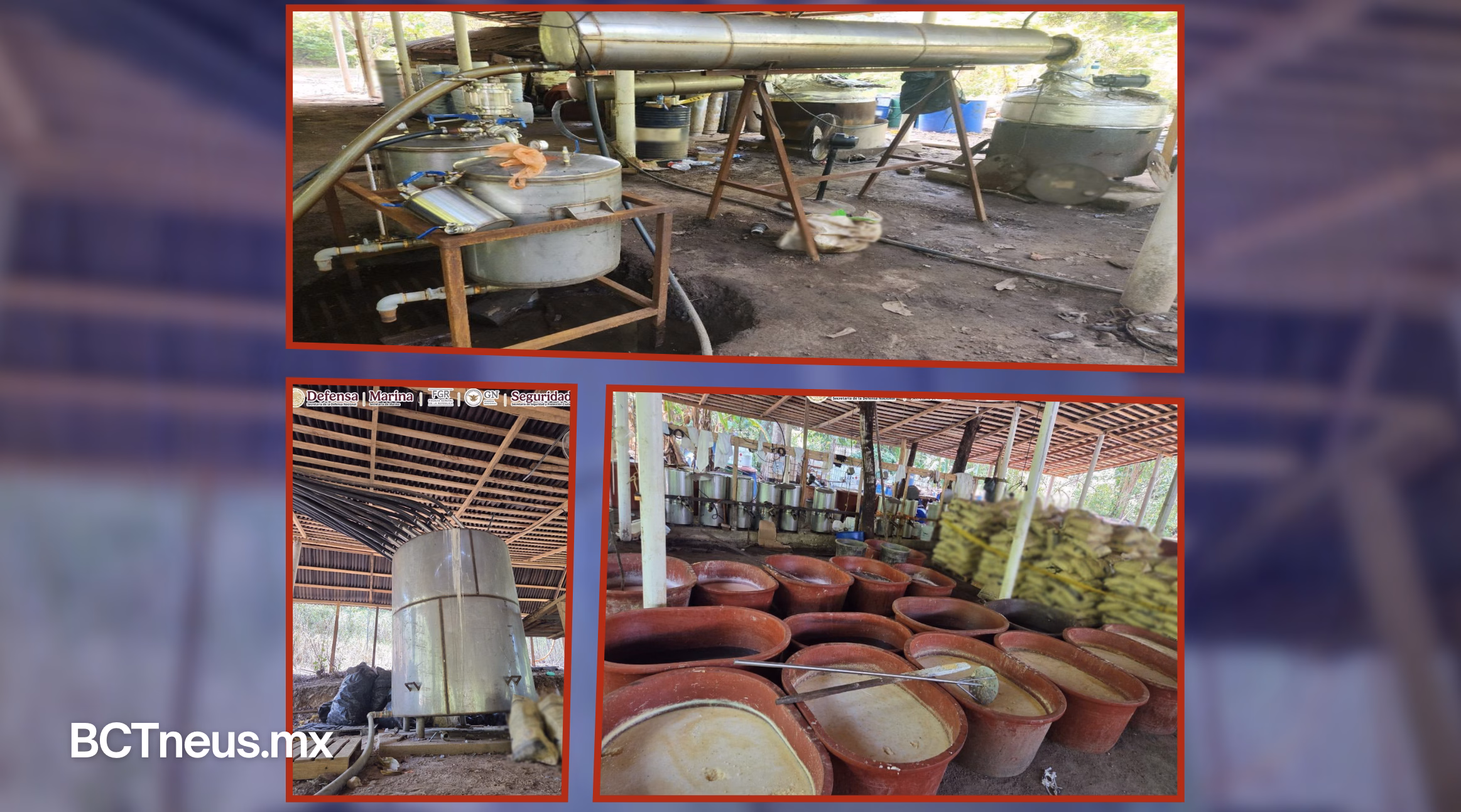 Articulo - FGR y Sedena desmantelan narcolaboratorios y decomisan más de 6 toneladas de droga en Chiapas