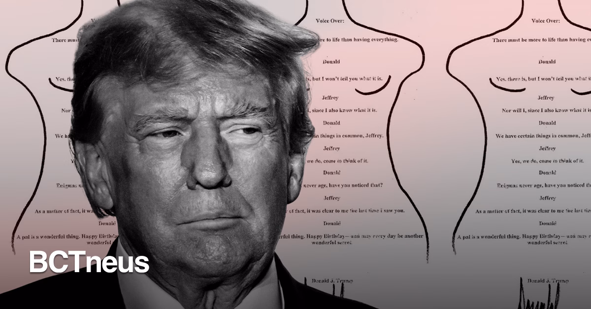 Articulo - "Es un asunto cerrado”: Trump evita aclarar si escribió carta a Epstein