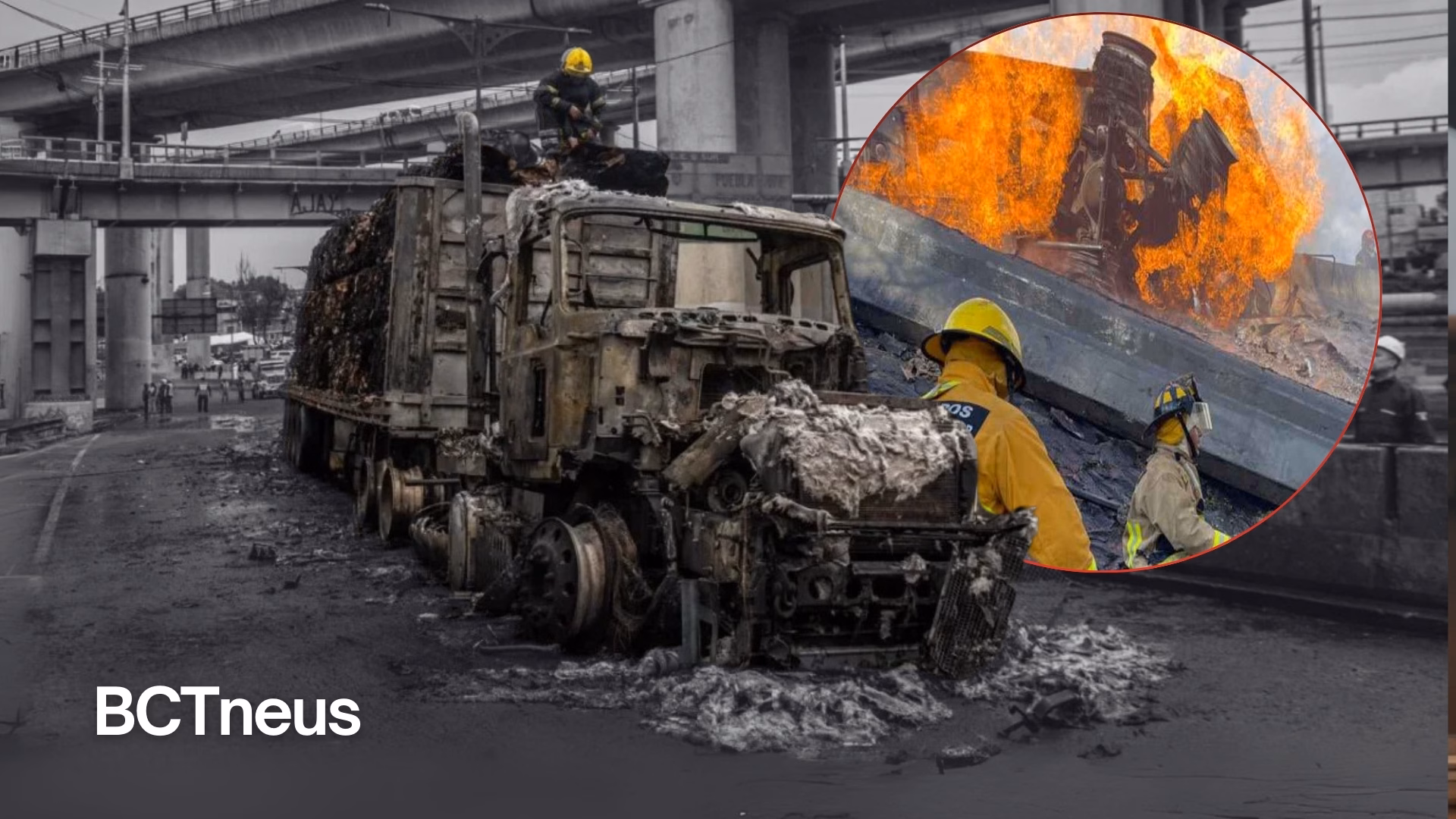Articulo - Suman seis personas fallecida tras explosión de pipa en Puente La Concordia en Iztapalapa