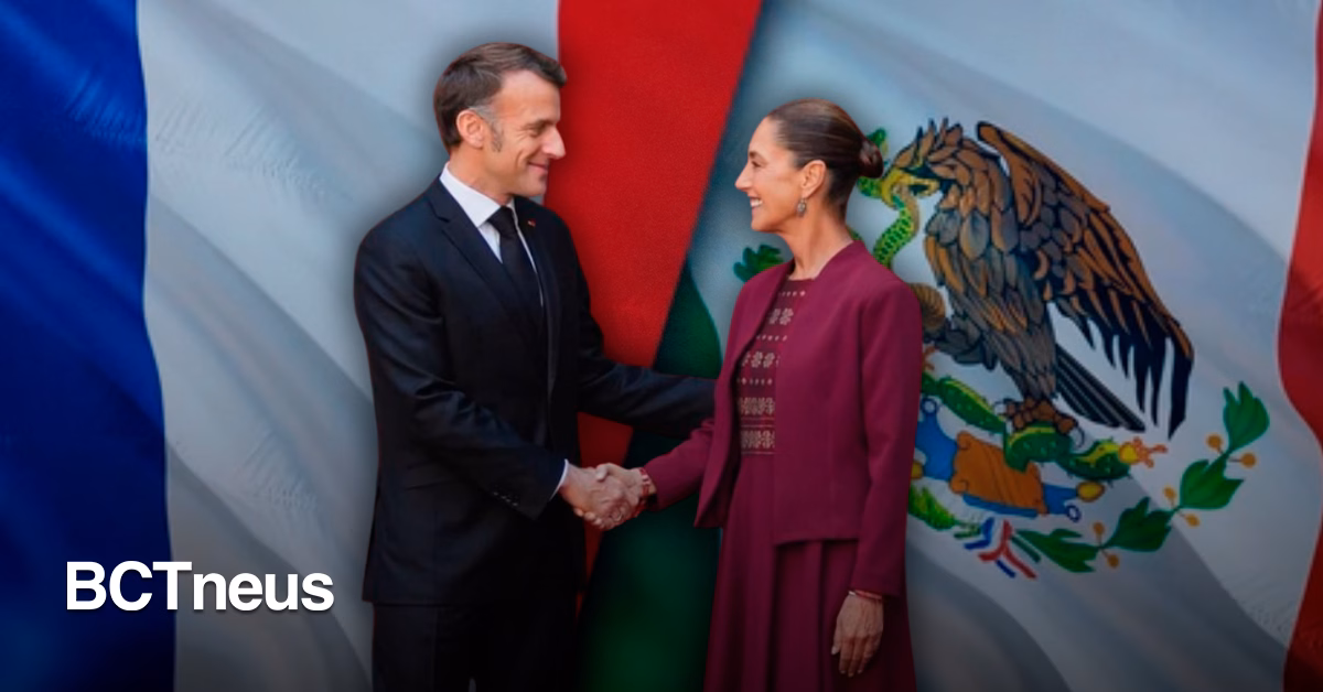 Articulo - Macron invita a la Presidenta Claudia Sheinbaum a visitar Francia en 2026