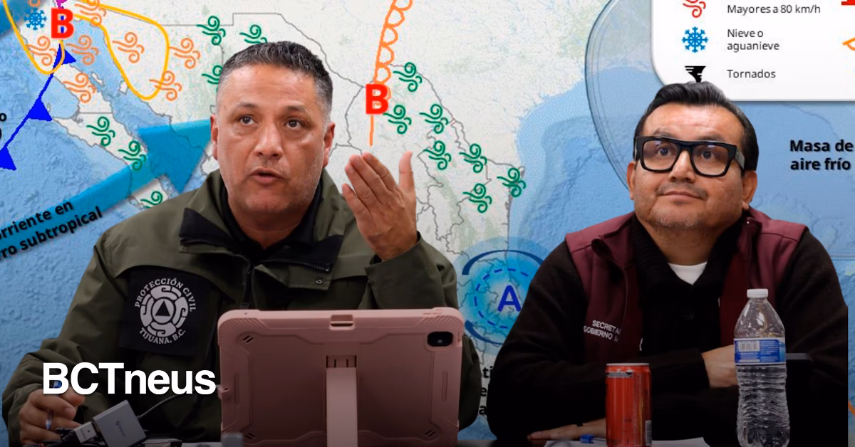 Articulo - Gobierno de Tijuana emite prealerta por riesgo de lluvias fuertes