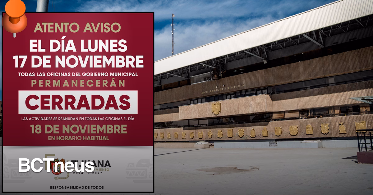 Articulo - Lunes sin trámites: Oficinas municipales cerrarán el 17 de noviembre por día oficial de descanso