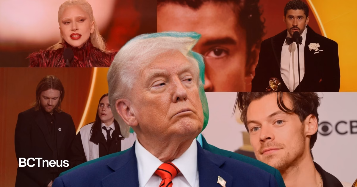 Articulo - Trump amenaza con demandar al presentador de los Grammy tras críticas a la gala