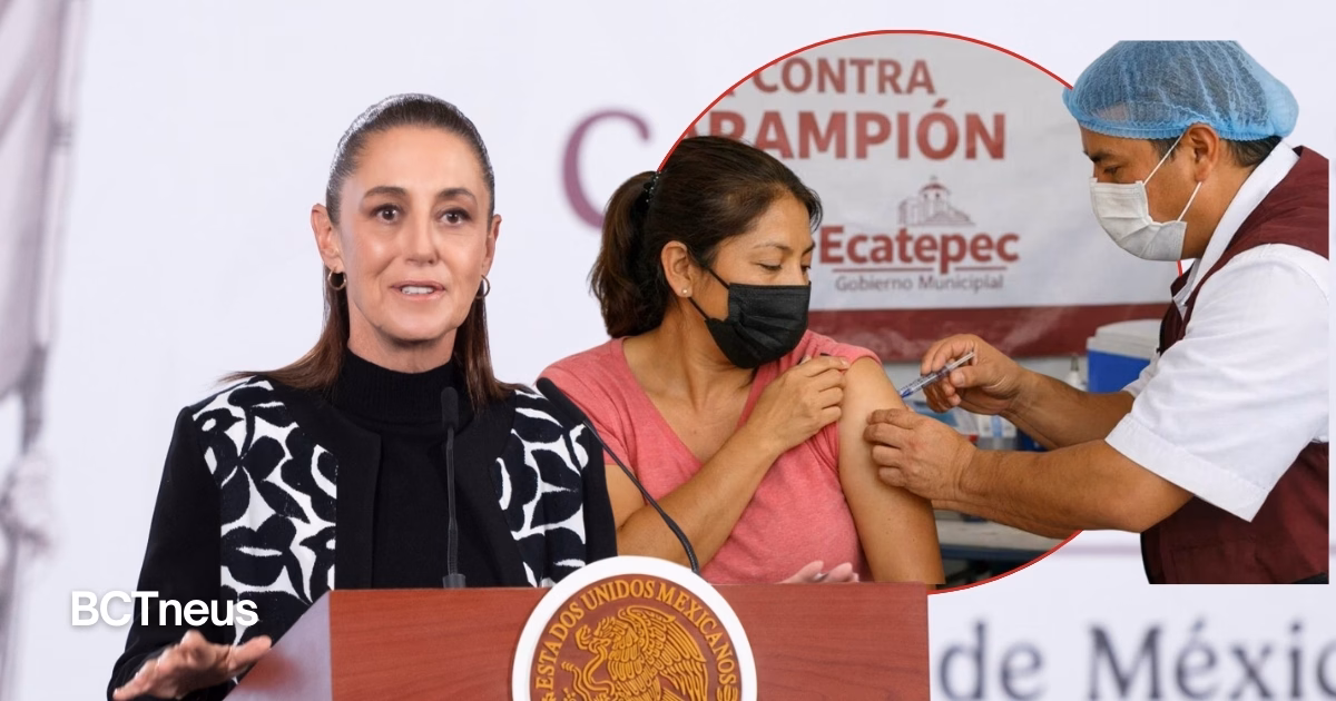 Articulo - Sheinbaum llama a la calma ante brotes de sarampión: 28 millones de vacunas disponibles