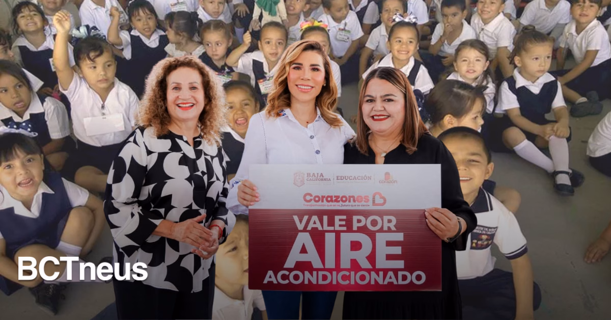 Articulo - Gobernadora beneficia a estudiantes con aires acondicionados