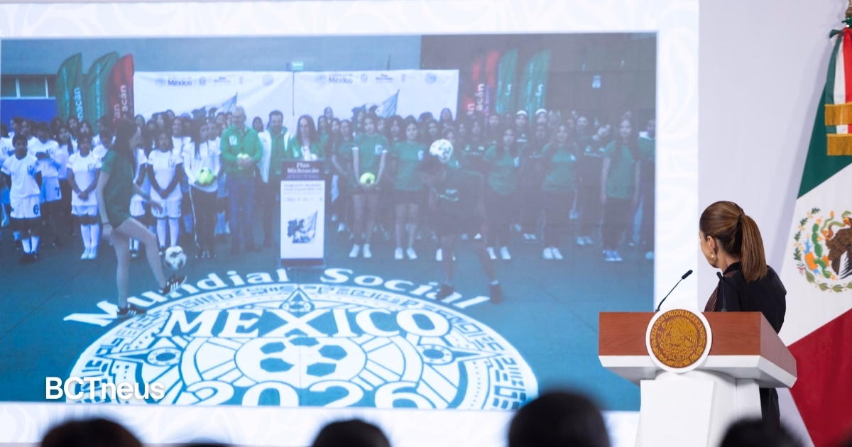 Articulo - Claudia Sheinbaum arranca Mundialito de Futsal Femenil del IMSS como parte del Mundial Social 2026