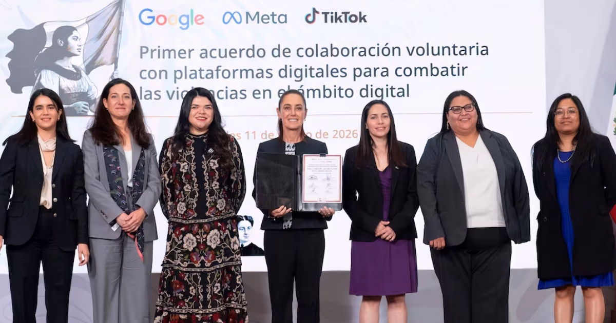 Articulo - Sheinbaum firma acuerdo con plataformas digitales para combatir la violencia contra las mujeres en internet