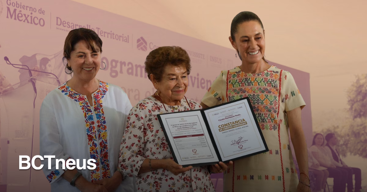 Articulo - Desde Morelos, Sheinbaum impulsa condonaciones y regularización de viviendas