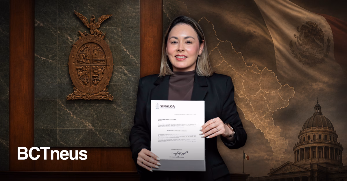 Articulo - Congreso de Sinaloa designa a  Yeraldine Bonilla como  gobernadora interina tras  licencia de Rocha Moya