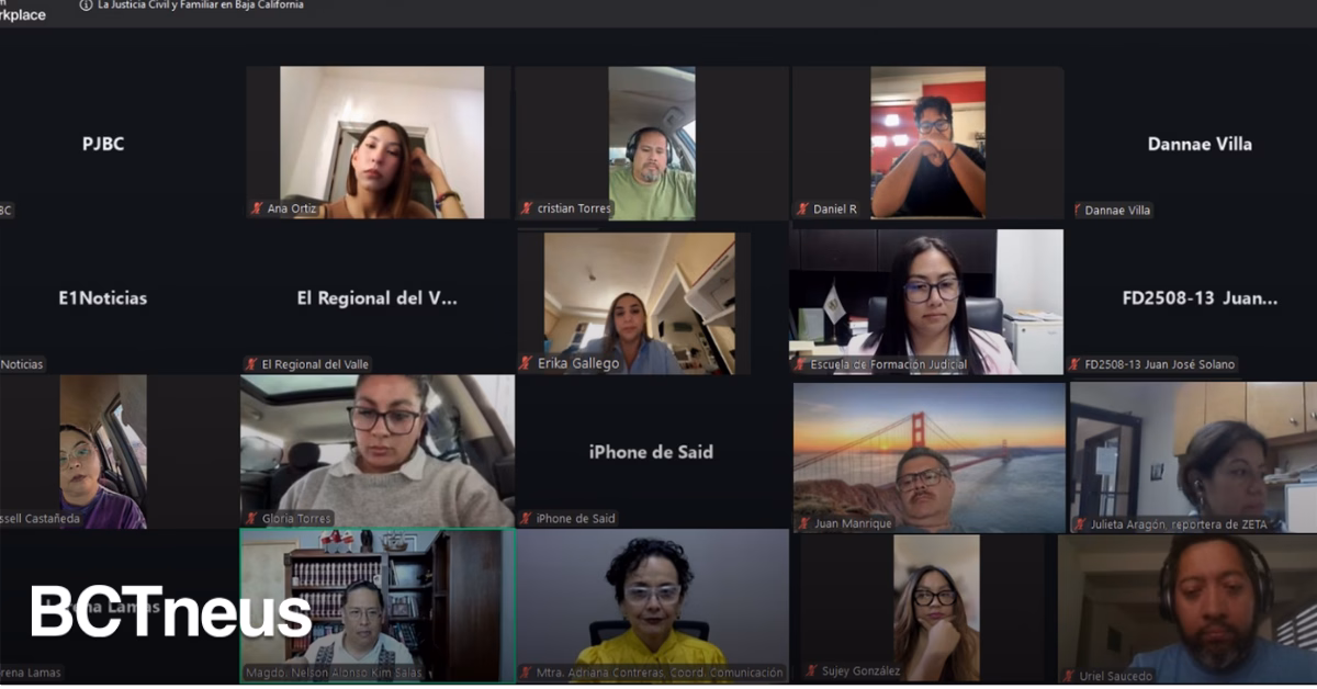 Articulo - Conferencia reúne a periodistas para conocer avances de la justicia oral en Baja California