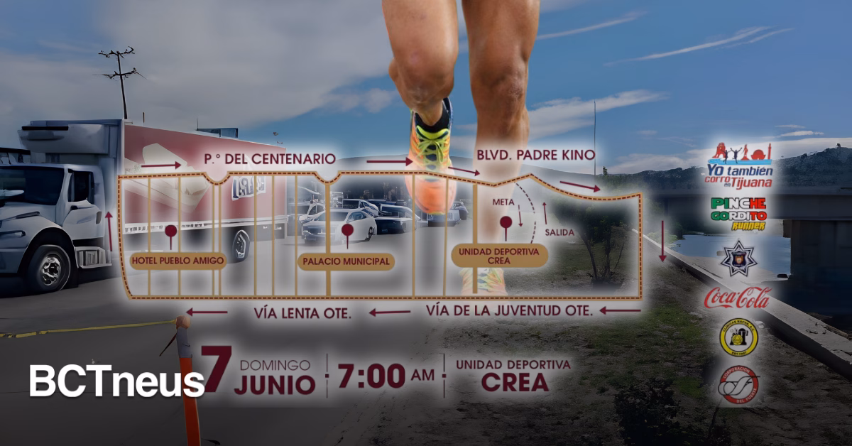 Articulo - Carrera 5K provocará cierres temporales en vialidades de Tijuana