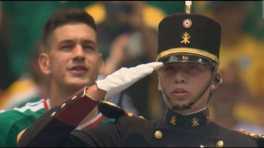 Articulo - Disciplina y patriotismo: participaron 400 cadetes del Ejército en inauguración del Mundial