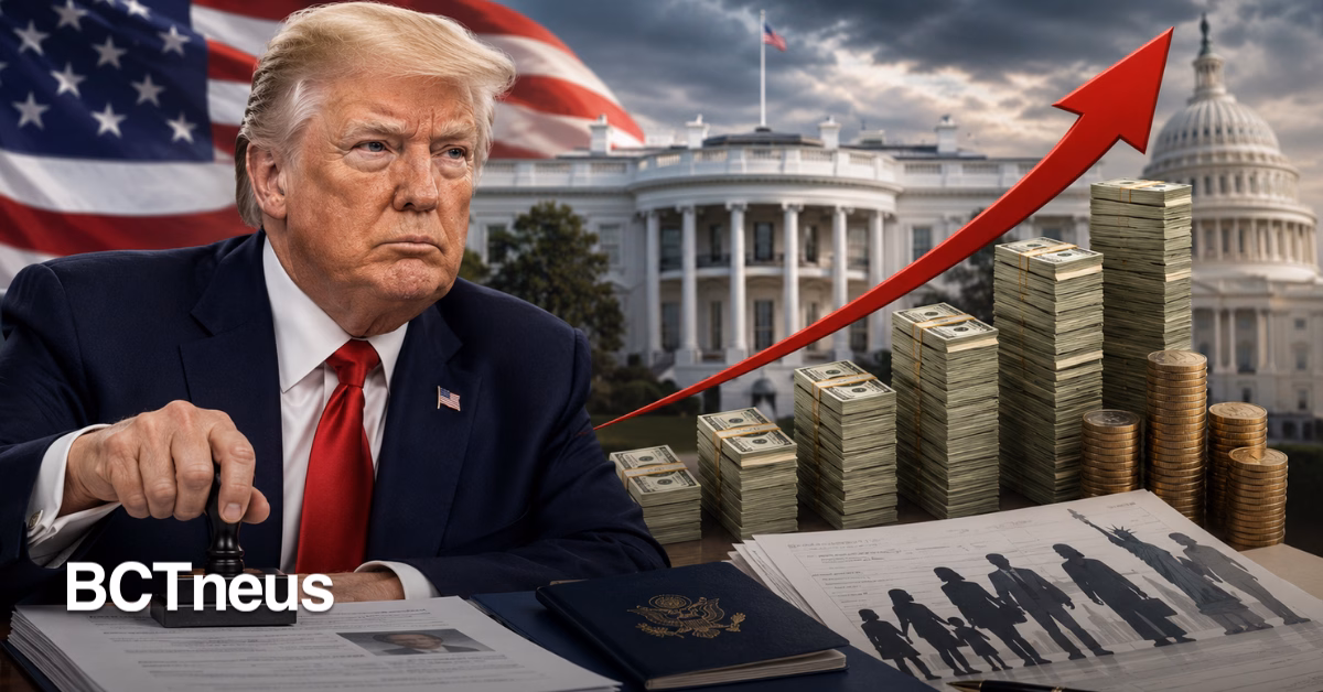Articulo - Trump quiere elevar hasta 75% las tarifas para obtener la ciudadanía de EU