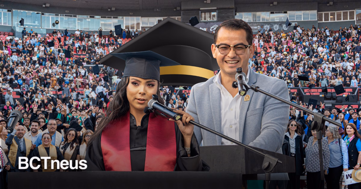 Articulo - Jóvenes del CETis 156 cierran ciclo académico con orgullo y presencia del alcalde de tijuana