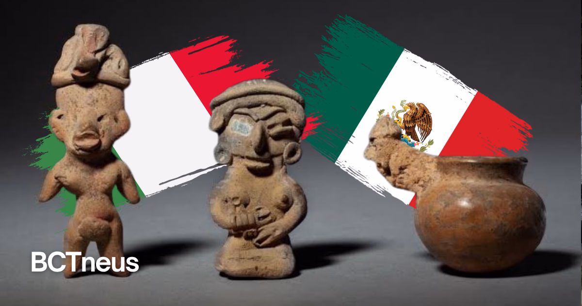 Articulo - Italia devuelve a México 27 piezas arqueológicas y fósiles precolombinos recuperados del tráfico ilícito