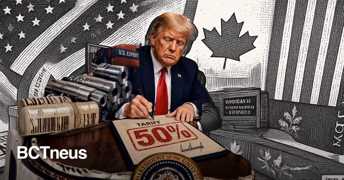 Articulo - Nueva guerra comercial: Trump golpea a Canadá con aranceles del 50%
