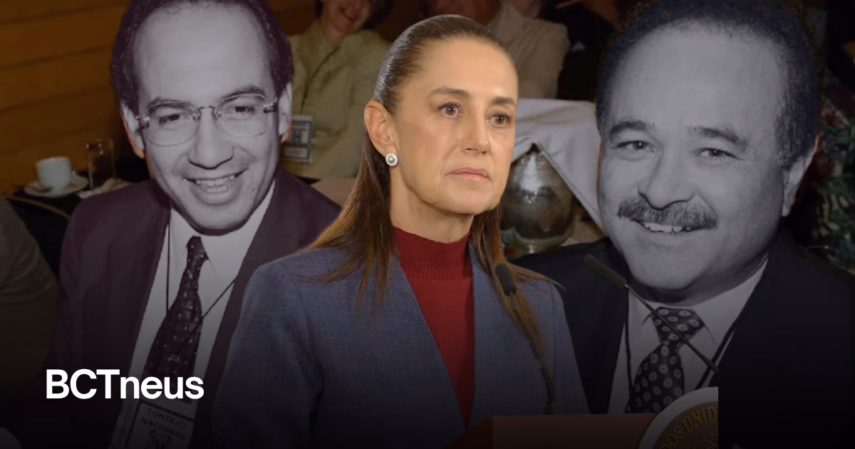 Articulo - "Antes acusaba a Ernesto Ruffo, hoy lo defiende": Sheinbaum exhibe tuits de Calderón de 2017