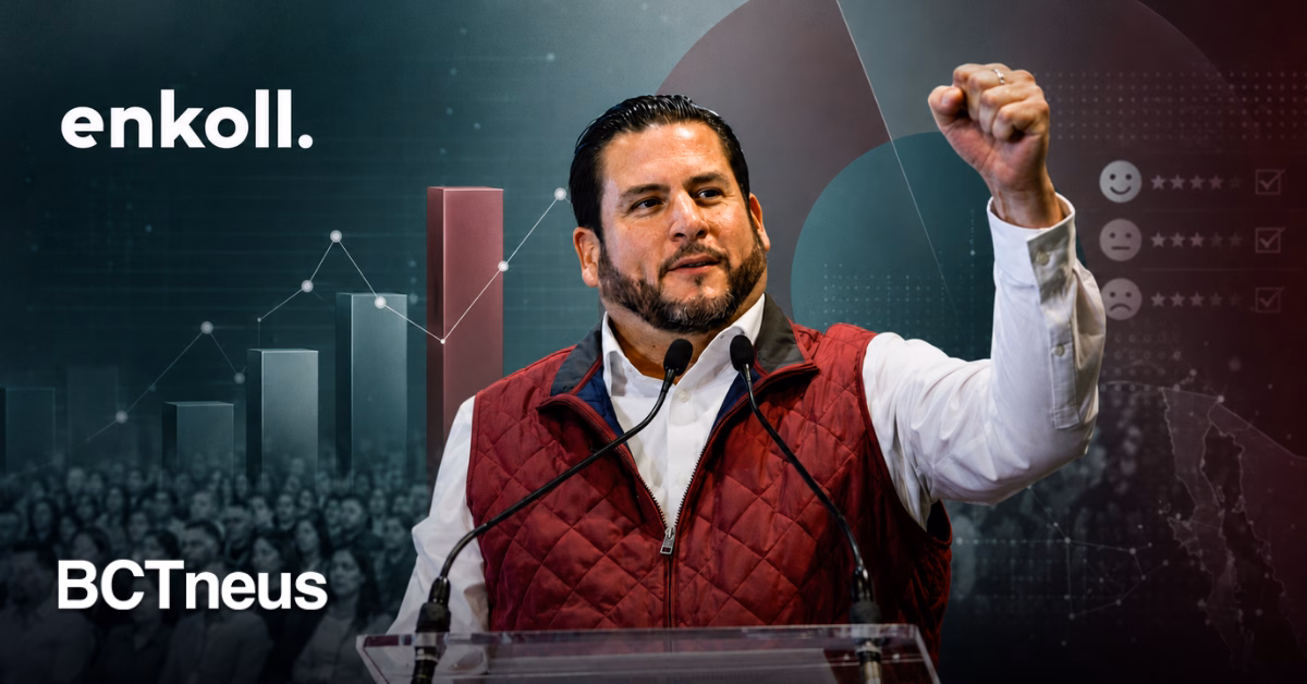 Articulo - ¿Quién lidera rumbo a la gubernatura de Baja California? Esto revela la nueva encuesta de Enkoll