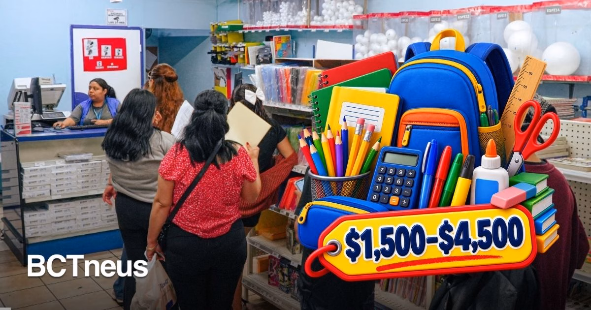 Articulo - Regreso a clases pega al bolsillo de los tijuanenses; lista de útiles puede trepar hasta los 4 mil 500 pesos