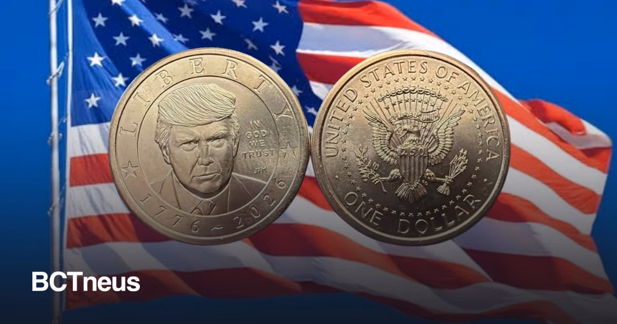 Articulo - Monedas conmemorativas de Trump por el aniversario de EE. UU. se agotan en horas