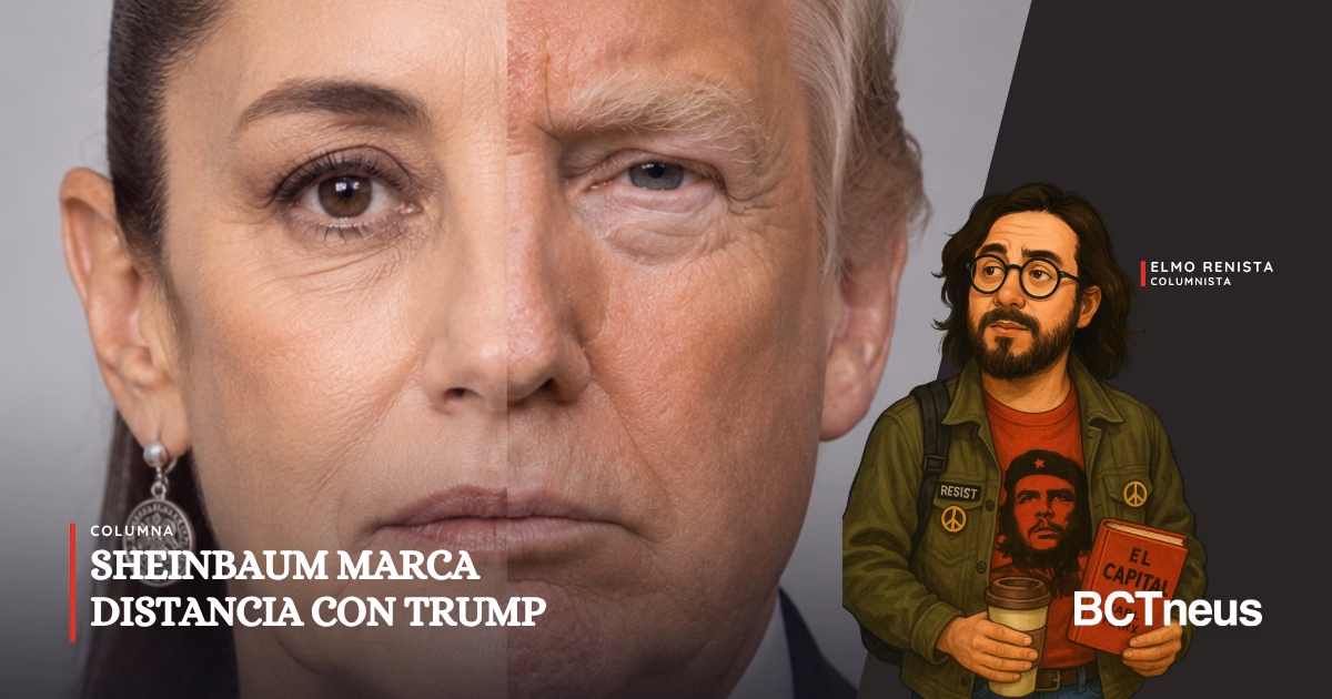 Sheinbaum marca distancia con Trump