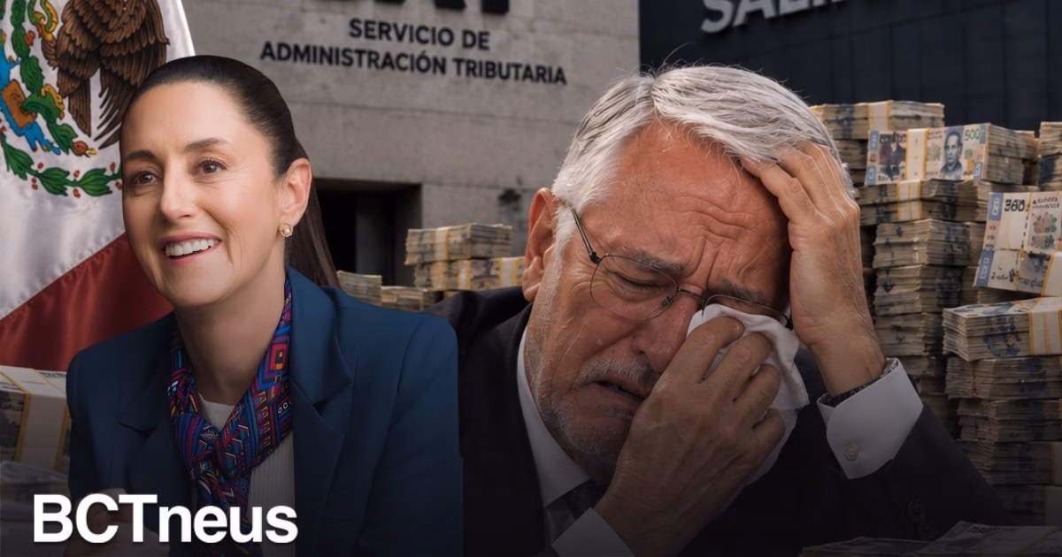 Salinas Pliego paga el doble al SAT por negarse a liquidar en el sexenio pasado, revela Sheinbaum