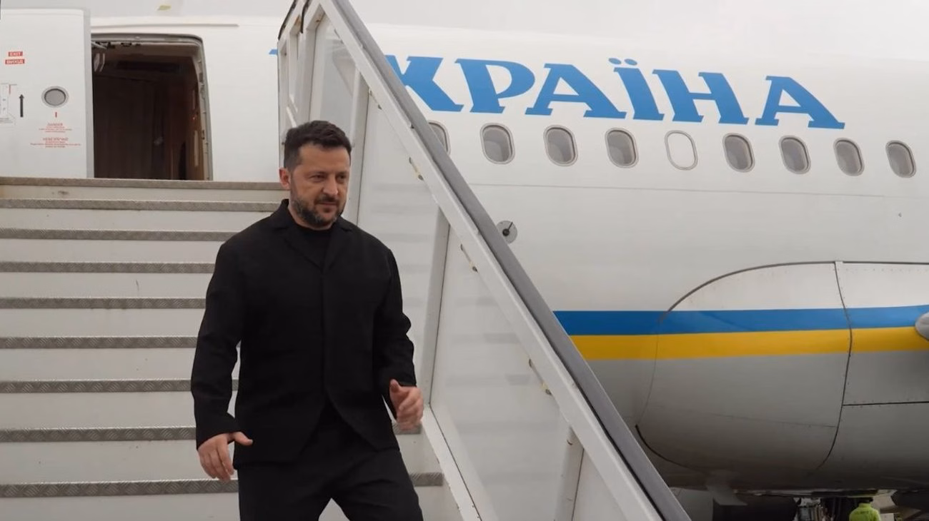 Avión de Zelensky estuvo a punto de ser alcanzado por un dron rumbo a Noruega