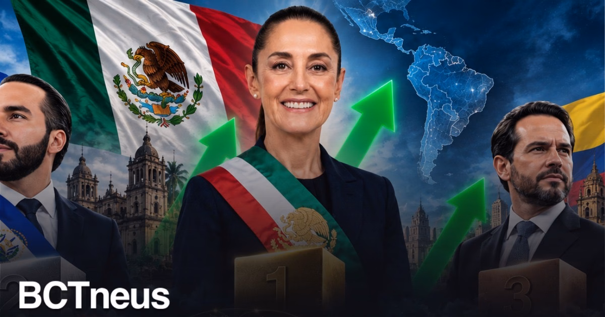 Articulo - Claudia Sheinbaum encabeza ranking de presidentes de América Latina en septiembre