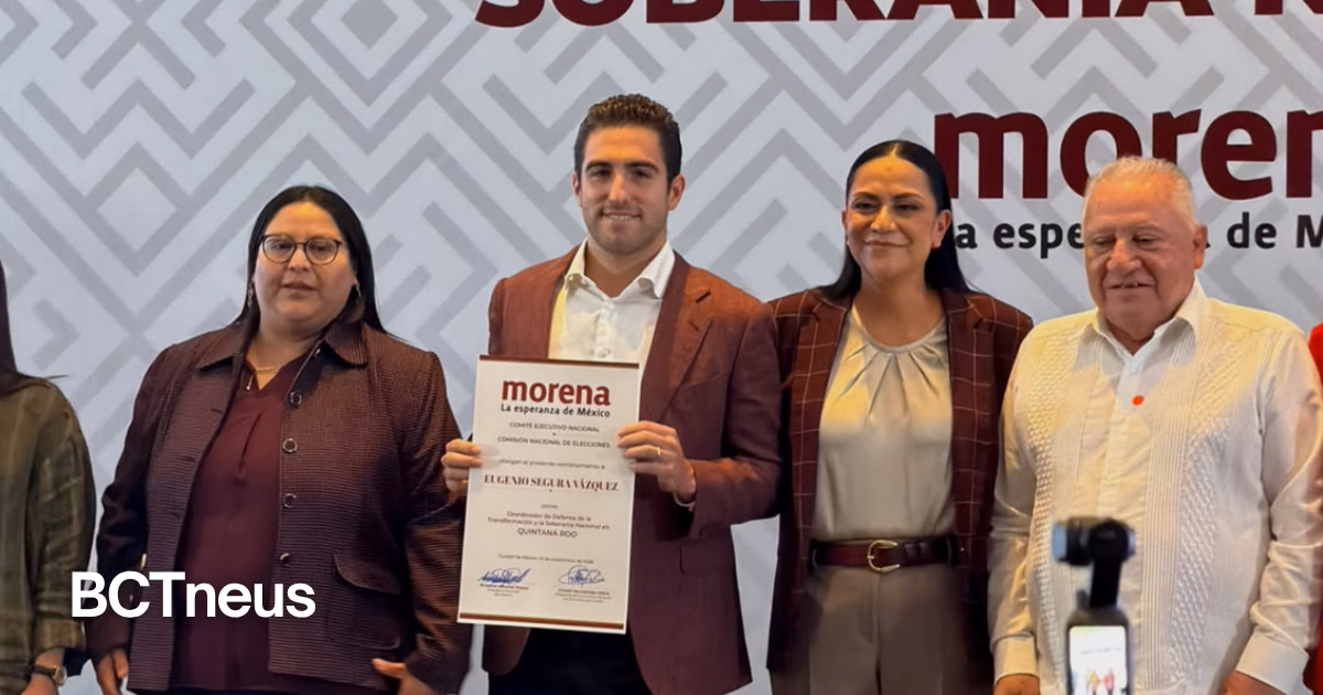 Articulo - Gino Segura es nombrado coordinador de Morena en Quintana Roo rumbo a 2027