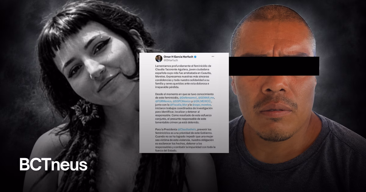 Articulo - Omar Harfuch planta cara a la impunidad en defensa de Claudia Tacoronte