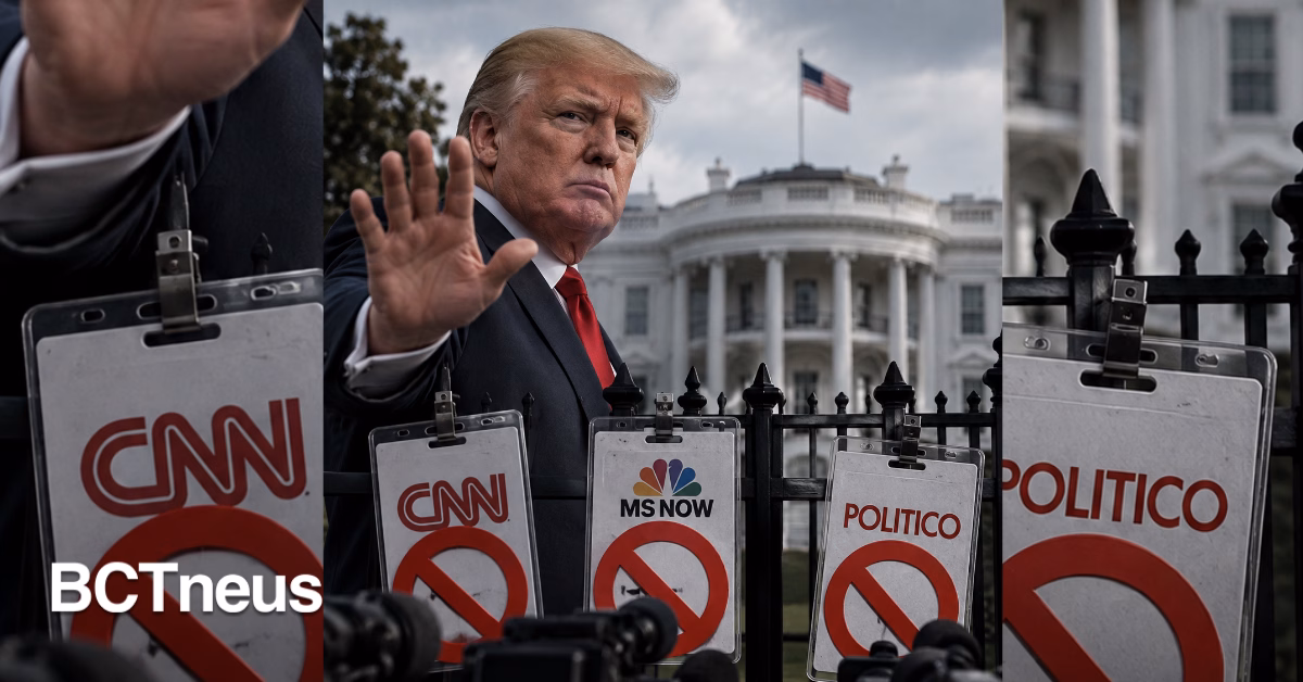 Articulo - “Otros van después”:  Trump cierra la puerta a CNN y otros dos medios por “noticias falsas”
