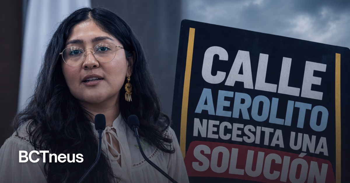 Articulo - Calle Aerolito con años de reportes, Congreso de Baja California pide intervención