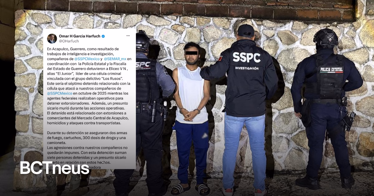 Articulo - Suman siete detenidos con ¨El Junior¨por ataque contra agentes federales en Guerrero