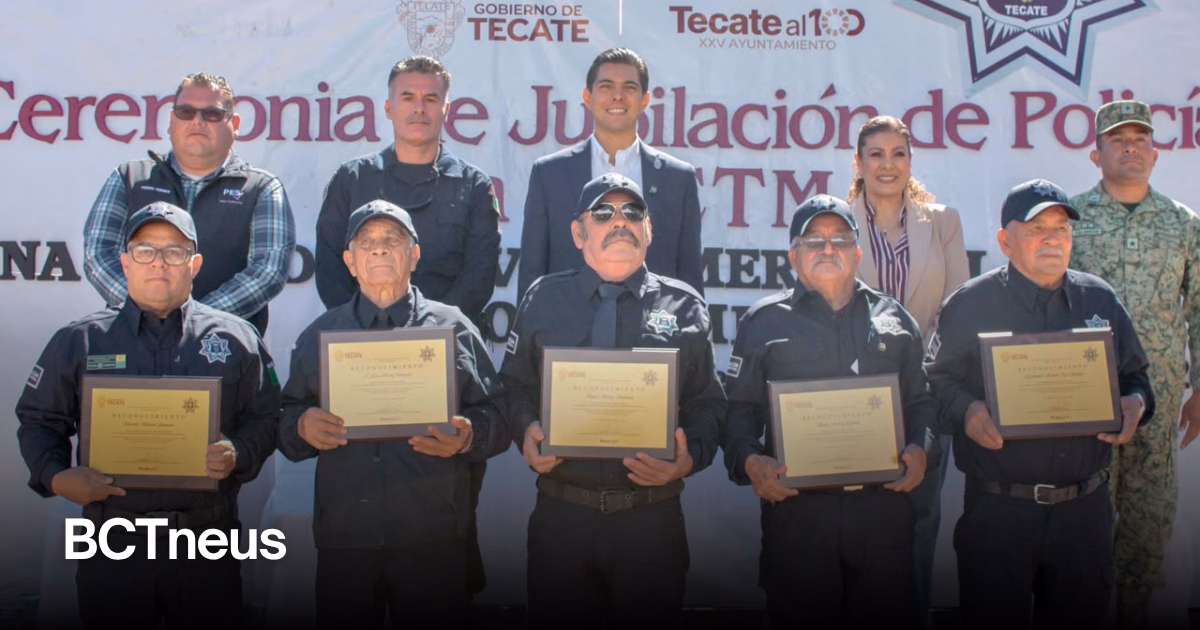 Articulo - Román Cota concreta primeras jubilaciones para policías municipales de Tecate
