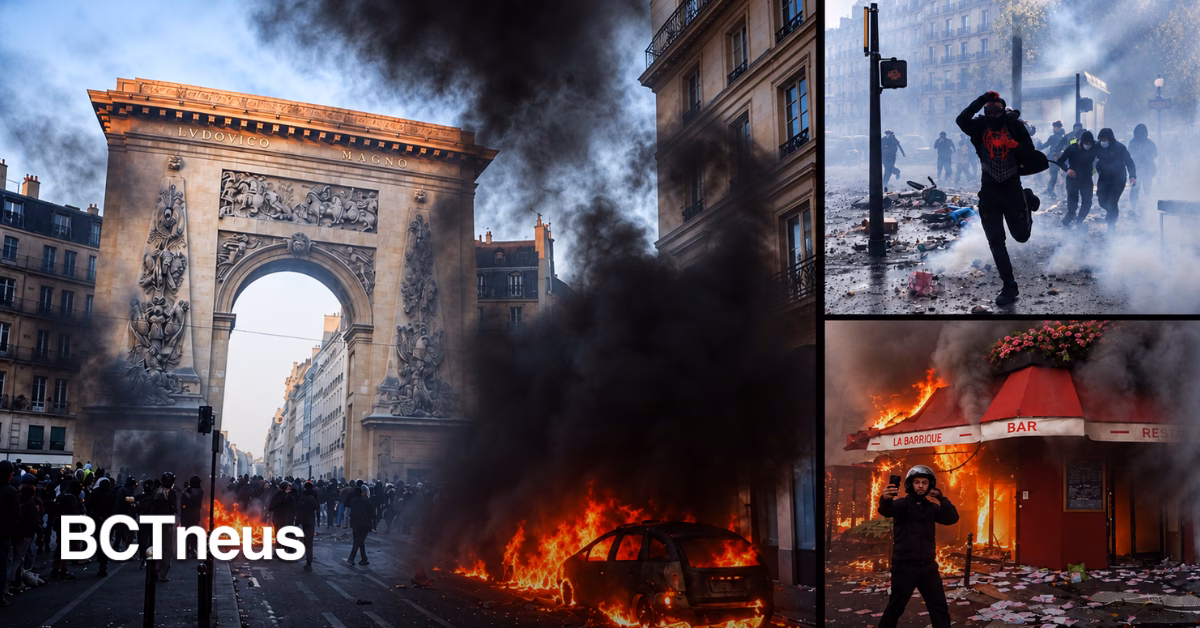 Articulo - “Los precios suben, los salarios no”: nueva ola de protestas reúne a jóvenes y chalecos amarillos en Francia