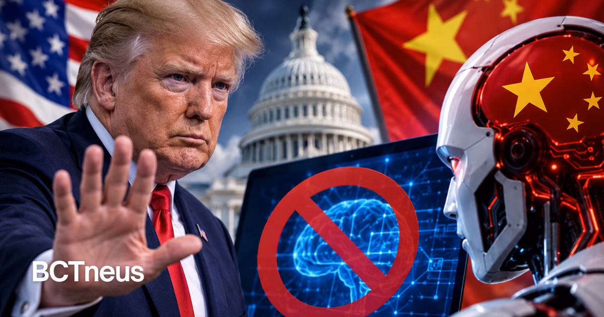 Articulo - Trump le declara la guerra a la IA china y prohíbe DeepSeek en el gobierno de EU