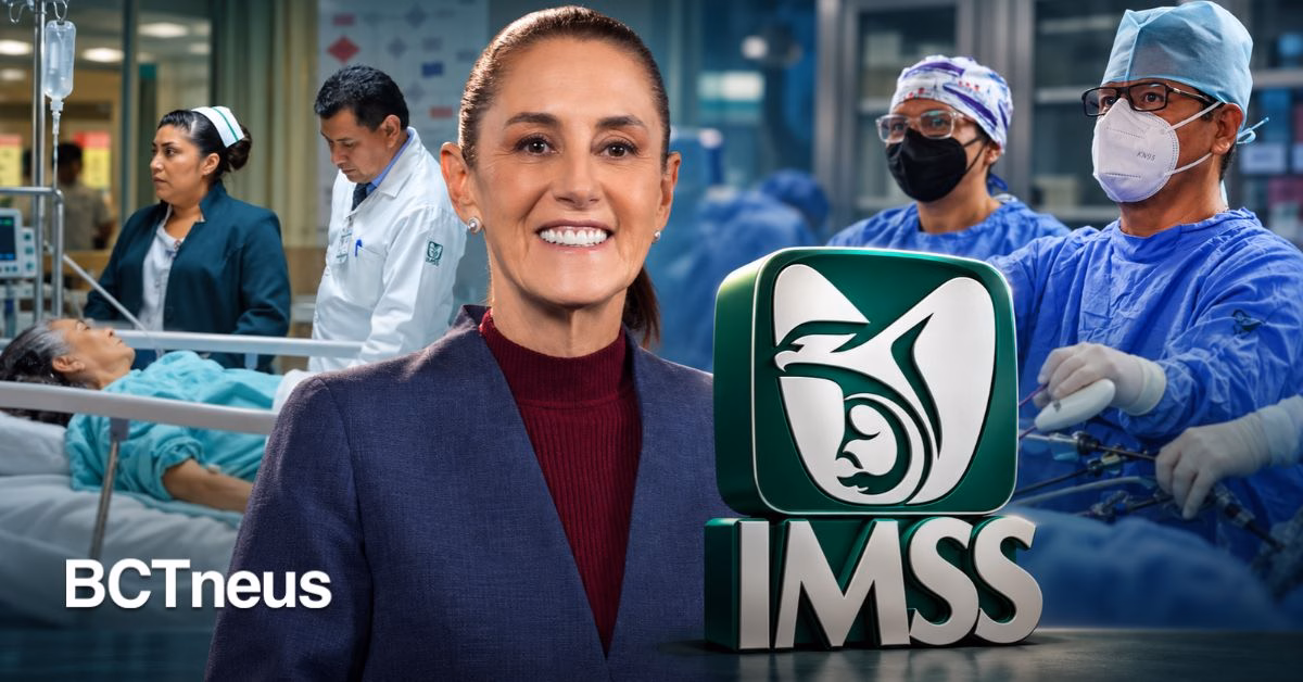 Sheinbaum anuncia más médicos, mejores salarios y nuevas camas para el IMSS