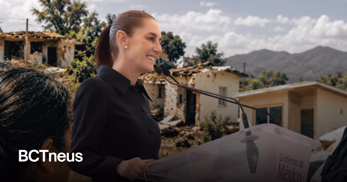 Articulo - Sheinbaum reubica viviendas tras efectos de lluvias en Hidalgo